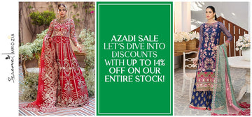 Azadi Sale – Let’s Dive into Discounts with Up to 14% Off on Our Entire Stock!